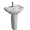 Studio 550mm 1 Tap Hole Basin and Pedestal