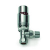 Refined All Chrome Thermostatic Valve- Angled 
