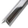 PVC Wall Panel - External Corner Chrome ABS