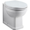 500mm WC Unit, Back to Wall Pan and Soft Close Seat - Matt Grey 