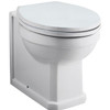 Astley 500mm WC Unit, Back to Wall Pan and Soft Close Seat - Matt White