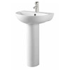 Kameo 1 Tap Hole Basin and Pedestal  Kameo 1 Tap Hole Basin and Pedestal
