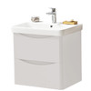 Arc Wall Mounted Unit & Ceramic Basin - Cashmere 