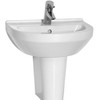 Style 550mm Basin and Semi Pedestal 