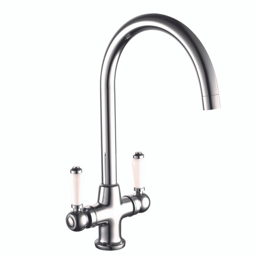 Traditional Kitchen Sink Mixer Tap 15 (polished chrome)