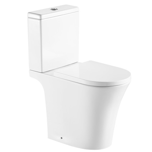 Kameo Rimless Comfort Height Pan, Cistern and Soft Close Seat 