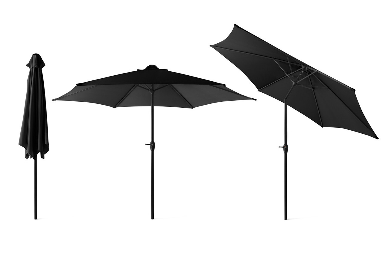 verzameling Beknopt afwijzing 909 Outdoor | Kantelbare parasol | Zwart | Mascot XL