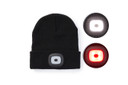 Beanie met LED | Zwart