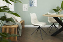 Lifa Living Moderne kuipstoelen in crème, set van 2