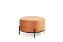 Fluwelen Poef Ruby | Caramel