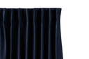Donker Blauwe Velvet Gordijnen | Haken, 150 x 250 cm