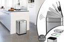 Prullenbak met Sensor | Zilver, 60 L