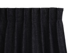 Zwarte Verduisterende Gordijnen | Haken, 150 x 260 cm