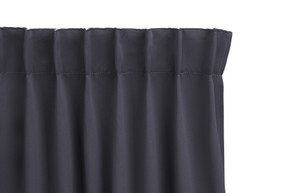 Verduisterende gordijnen | Grijs met ringen | 150 x 250 cm Verduisterende gordijnen | Grijs met ringen | 150 x 250 cm