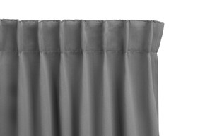 Verduisterende gordijnen | Zilver grijs met ringen | 150 x 250 cm Verduisterende gordijnen | Zilver grijs met ringen | 150 x 250 cm