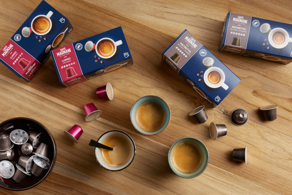 Magnani 100 Ristretto koffie capsules voor je Nespresso apparaat, intensiteit 6/6