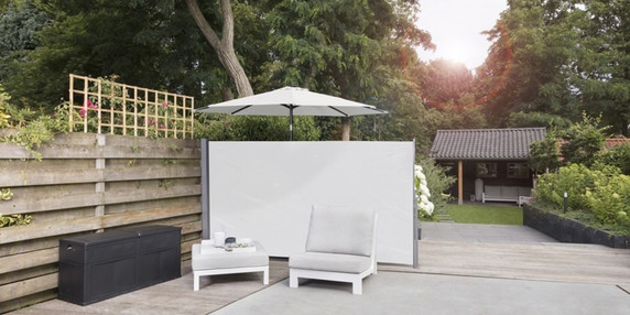 Wit Windscherm | 170 x 300 cm