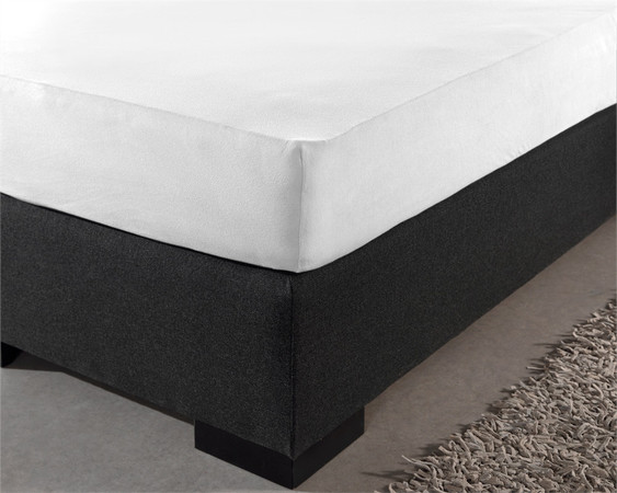 SleepMed Hoeslaken van katoen in wit, 140x200, soft finish, 4-pack