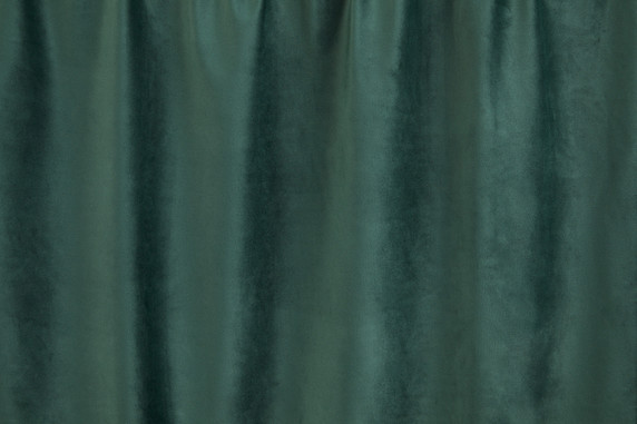 Donkergroene Velvet Gordijnen | Haken, 150 x 250 cm