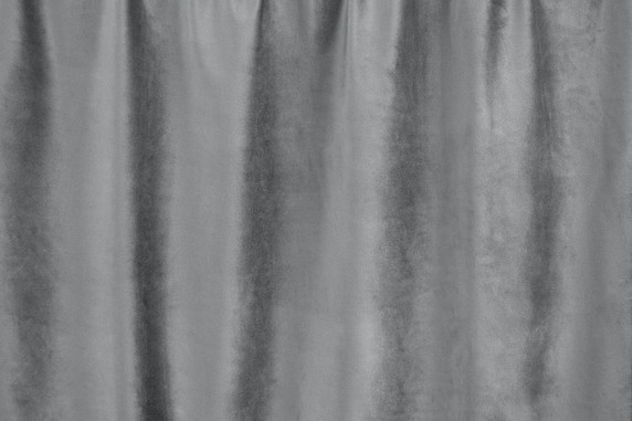 Grijze Velvet Gordijnen | Haken, 150 x 250 cm