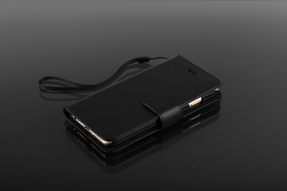 Technosmart Bookcover Hoesje iPhone 5C Zwart