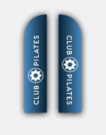 Club Pilates - Feather Flag Only - Sold Individually (Old Version)
