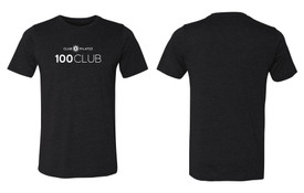 CLUB PILATES - 100 CLASS MENS TEE - BLACK