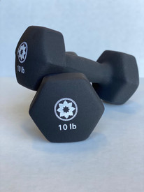 CP Neoprene Dumbbell - 10Lbs, sold as single (Drop Ship)