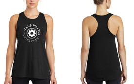 CLUB PILATES - CP CREW TECH RACERBACK TANK - BLACK