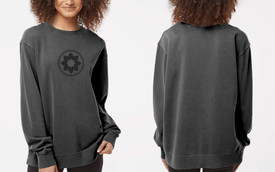 CLUB PILATES - MANDALA CREW NECK - PIGMENT BLACK