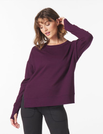 GLYDER - LOUNGE LONG SLEEVE - MULBERRY