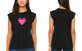 CLUB PILATES - PILATES LOVER MUSCLE TEE - BLACK