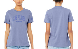 CLUB PILATES - VARSITY CP ESTABLISHED TEE - LAVENDER BLUE