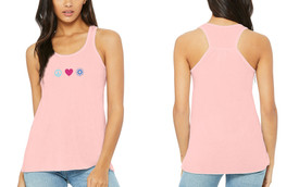CLUB PILATES - PEACE LOVE PILATES RACERBACK TANK - SOFT PINK