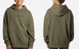 CLUB PILATES - PULLOVER HOODIE - OLIVE