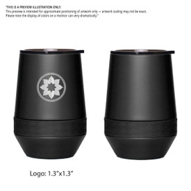 ELEMENTAL - 10OZ STEMLESS TUMBLER - BLACK