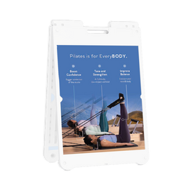 CP - A-Frame, Standard, Double Sided, Custom Print Sign - Blue (22"X28') (Drop Ship)