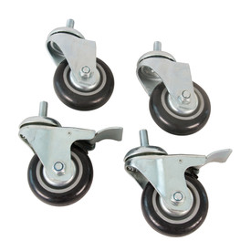 Bodysport - 4 Dumbbell Rack Casters (Drop Ship)