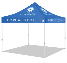 Club Pilates - Express Vented Canopy, 10' Full Bleed Digital Print