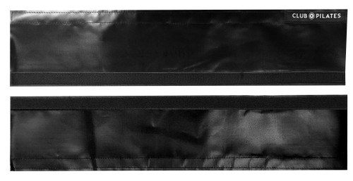 Club Pilates - CP Double Padded Vinyl Loop Covers - Black (Pair)