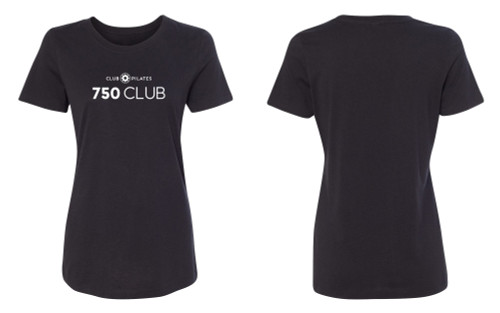 CLUB PILATES - 750 CLASS TEE - BLACK