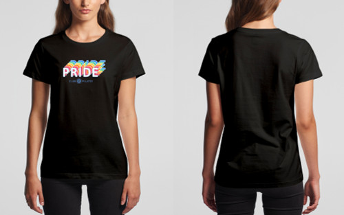 CLUB PILATES - PRIDE TEE - BLACK