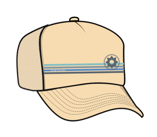 SPIRITUAL GANGSTER - CP STRIPE TRUCKET HAT - MELLOW YELLOW