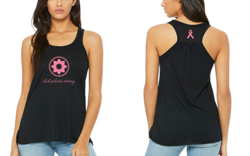 CLUB PILATES - CP STRONG RACERBACK TANK - BLACK