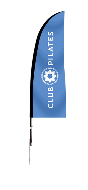 CP - 11' Blade Flag Kit, Mirror, With Stake - Blue (Drop Ship)