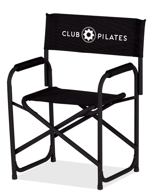 CP - Standard Directors Chair Fusion Print - Blue (24" X 18" X 35") (Drop Ship)