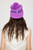SPIRITUAL GANGSTER - CARPE DIEM POM BEANIE - ELECTRIC AMETHYST