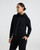 CLUB PILATES - COZY ZIP FRONT HOODIE - BLACK CP CLASSIC