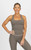 CLUB PILATES - MANDALA SCOOP NECK TANK TOP - SILVER GRAY