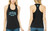 CLUB PILATES - VARSITY CP RACERBACK TANK - BLACK